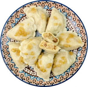 Pierogi  z boczkiem i ziemniakami - 9 szt.