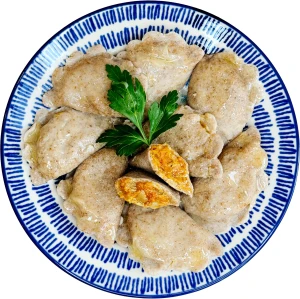 Pierogi FIT z dynią vege - 9 szt.